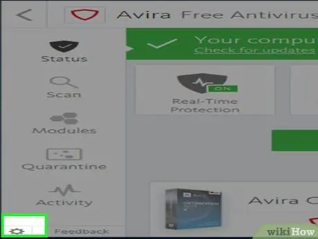 Avira Antivir Adım 3 -də Pop -up Reklamları silin