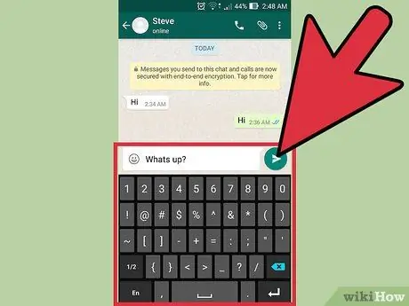 Pridobite modre kljukice na WhatsApp 19. koraku