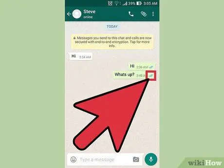 Pridobite modre kljukice na WhatsApp 20. koraku