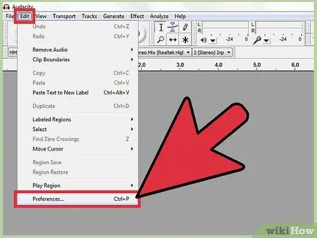 Ekstrak Audio Dari Fail Video MPEG Dengan Audacity Langkah 4