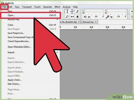 Ekstrak Audio Dari Fail Video MPEG Dengan Audacity Langkah 6