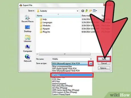 Ekstrak Audio Dari File Video MPEG Dengan Audacity Langkah 10