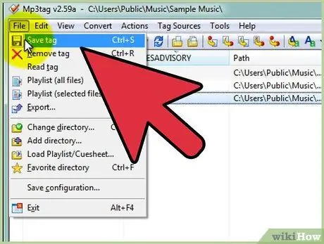 Mp3tag (Windows) Step 9 के साथ iTunes में स्पष्ट या साफ टैग जोड़ें