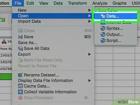 وارد کردن داده ها در SPSS مرحله 7