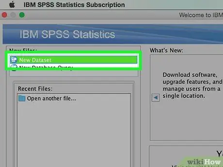 Saisir les données dans SPSS Étape 1