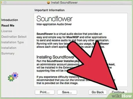 הקלט אודיו של יישום עם Soundflower שלב 3