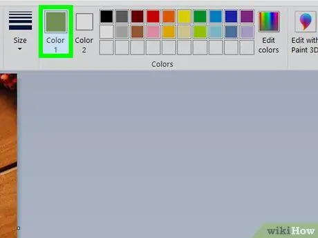 ใช้การเปลี่ยนสีใน MS Paint ขั้นตอนที่7