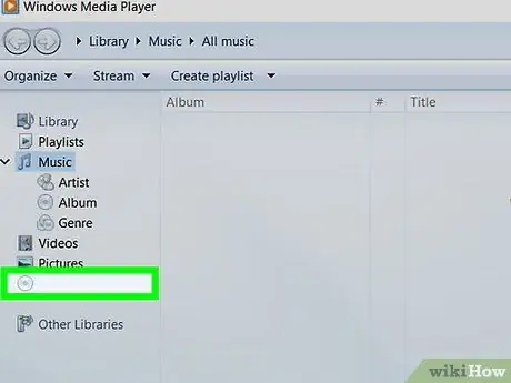 Copy or Burn a CD Using Windows Media Player Step 4