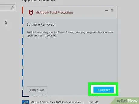 I-uninstall ang McAfee Security Center Hakbang 10