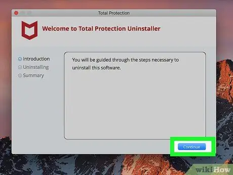 Avinstallera McAfee Security Center Steg 17