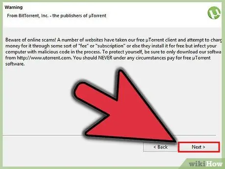 Nainstalujte si uTorrent, krok 9