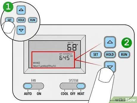 Régler un thermostat Étape 7