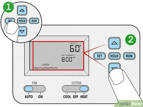 Configurar un termostato Paso 9