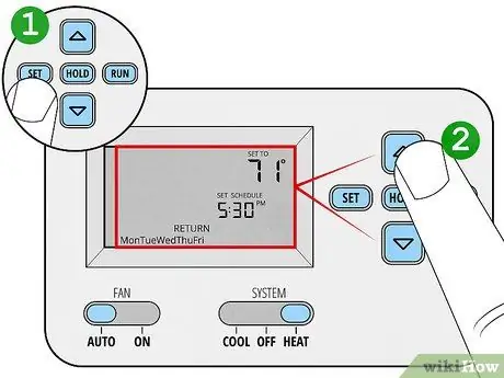 Einen Thermostat einstellen Schritt 10