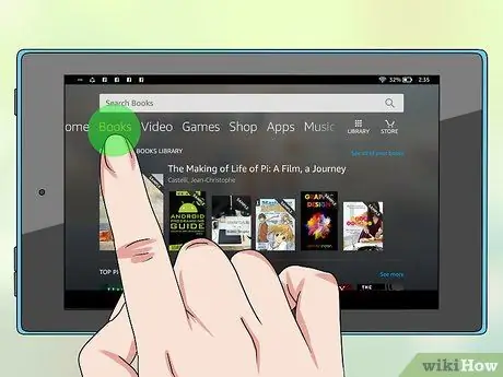 Kitabları Kindle Fire -a yükləyin Addım 2