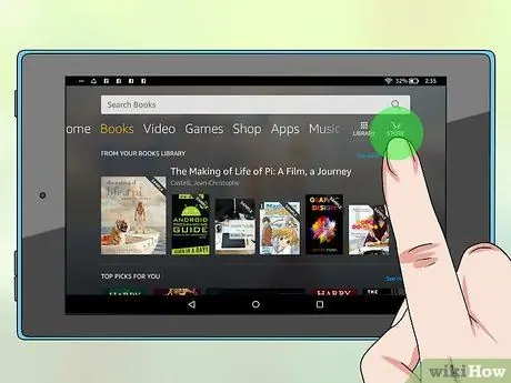 ดาวน์โหลดหนังสือไปยัง Kindle Fire ขั้นตอนที่ 3