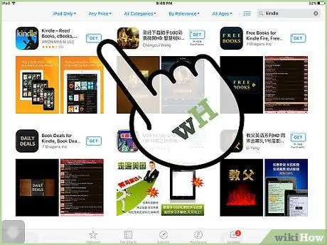 Kúpte si knihy Kindle na iPade, krok 3