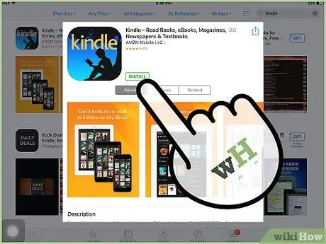 خرید کتاب Kindle در iPad مرحله 4