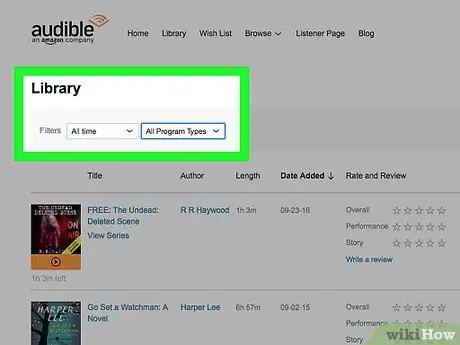 Audible. Com Audiobooks ደረጃ 13 ን ይለውጡ