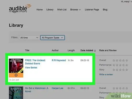 تحويل الكتب الصوتية Audible. Com الخطوة 14