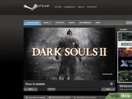 بارگیری بازی های رایانه ای با Steam مرحله 1