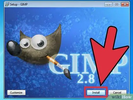 Sử dụng GIMP Bước 2