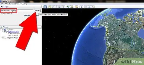 Kasutage Google Earth'i 3. toimingut