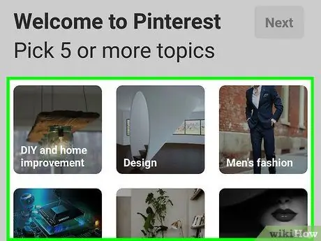 Registrer deg for Pinterest Trinn 13