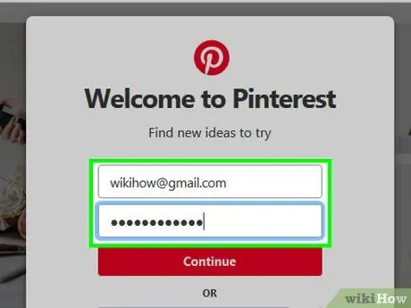 Prijavite se za Pinterest Korak 16