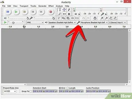 Rekam Lagu Dengan Audacity Langkah 3