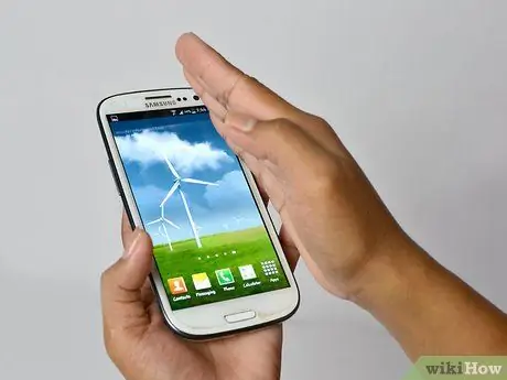 Uzņemiet ekrānuzņēmumu Galaxy S3 6. darbībā