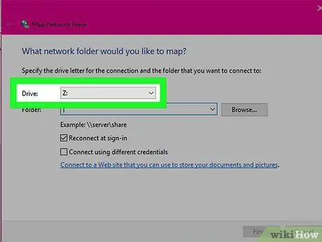 Mapa ang isang Network Drive Hakbang 6