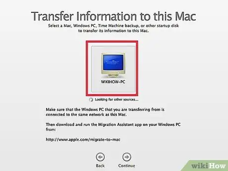 Prijenos datoteka s računala na Mac Korak 7