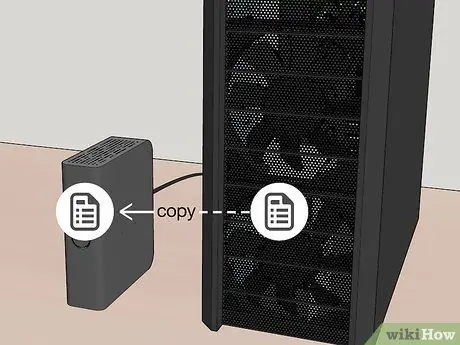 Instaloni një hard disk Hapi 2