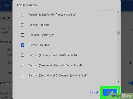 قم بتغيير لغة المستعرض الخاص بك - الخطوة 8