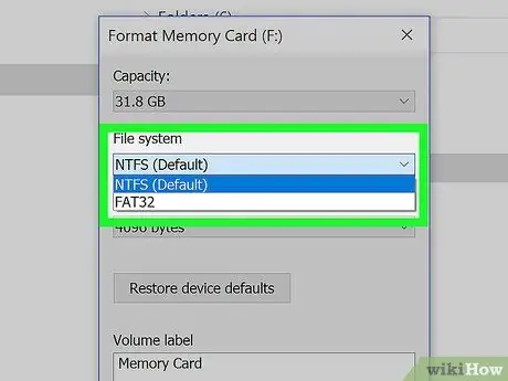 SD -kartani formatlash 16 -qadam