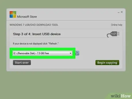 Faire une étape de démarrage USB 54