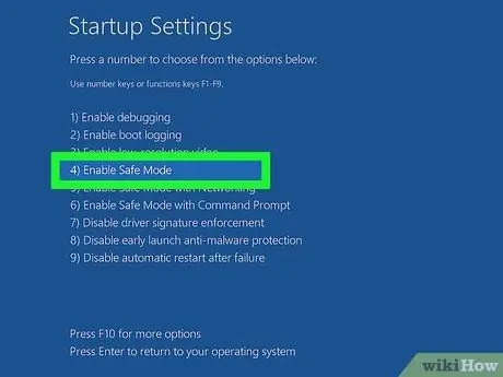 დაიწყეთ Windows უსაფრთხო რეჟიმში, ნაბიჯი 9