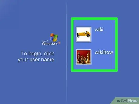 استرداد كلمات المرور في نظام التشغيل Windows XP الخطوة 1