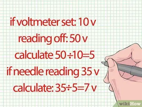 Uporabite voltmeter, korak 12