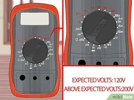 Gebruik 'n voltmeter Stap 2