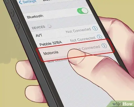 Associez un Motorola Bluetooth Étape 5