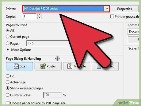 Odštampajte PDF datoteke Korak 4