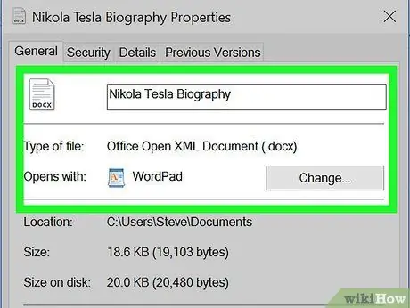 Change File Properties Step 6