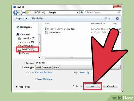 Copie documentos a una unidad flash USB desde su computadora Paso 5