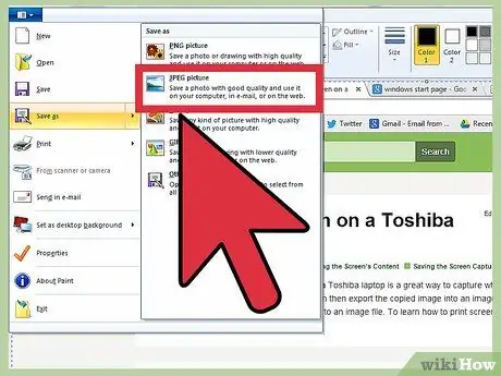 Bildschirm auf einem Toshiba-Laptop drucken Schritt 7