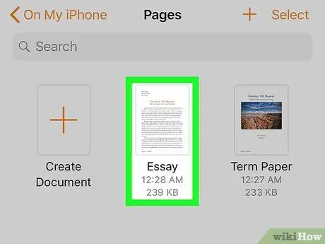 Modifier des documents sur iPhone Étape 13