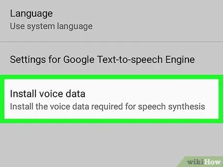 Gebruik Text to Speech op Android Stap 6