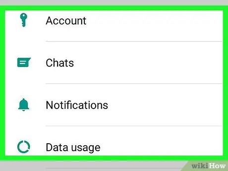 Change the Settings on WhatsApp on Android Step 4