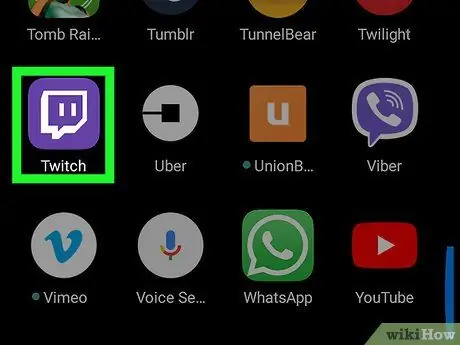 Anza Kutiririsha kwenye Twitch kwenye Android Hatua ya 1